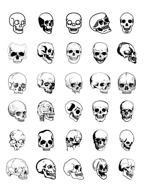 Skull With Mouth Open Tattoo, Skull Tattoos Line Work, Tiny Skulls Tattoo, Skull Simple Art, Skull Flash Tattoo Design, Small Skull Hand Tattoo, Line Art Skull Tattoo, Small Skull Sketch, Small Simple Skull Tattoo