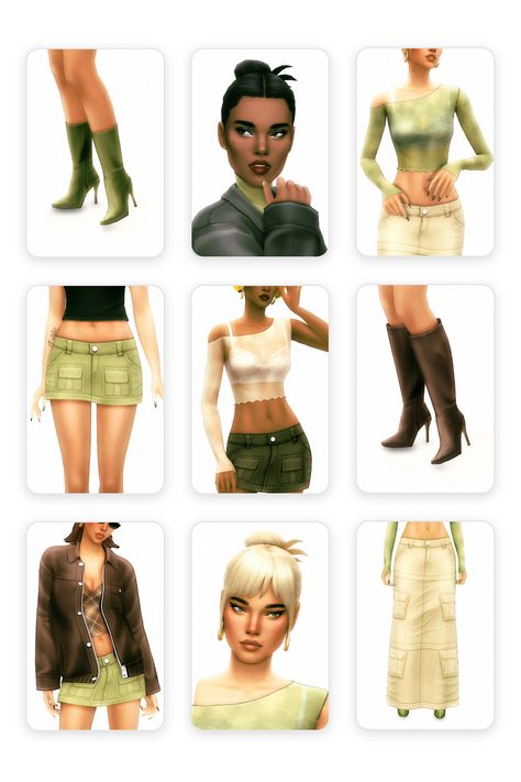 The Downtown Collection | greenllamas | greenllamas on Patreon Sims 4 Cc Downtown Clothes, Sims 4 Cc Greenllamas, Sims 4 Greenllamas, Greenllamas Sims 4 Cc, Downtown Sims 4 Cc, Ts4 Mm Clothes, Sims 4 Downtown Girl Cc, Sims 4 Cc Finds Maxis Match Clothes, Sims 4 Backpack Cc