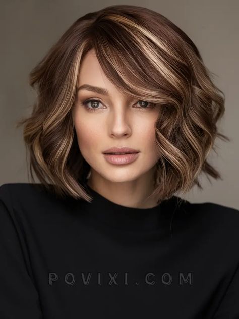 Explore 35 Stunning Bob Hair Color Ideas for Fall 2024 Featuring Blonde Ombre and Dark Balayage Fall Hair Colors 2024 Blonde, Chocolate And Vanilla Hair Color, Fall Hair Colors 2024 Short Hair, Hair Colors For Fall 2024, Dark Blonde Balayage Short, Fall Hair Color 2024, Shoulder Length Fall Hair Color, Short Fall Hair Color Ideas, Hair Colour 2024