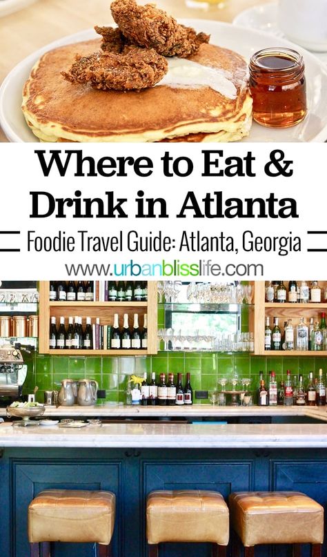 Cool Restaurants in Atlanta Places To Eat In Atlanta Georgia, Atlanta Travel Guide, Atlanta Trip, Travel Therapy, Atl Georgia, Georgia Food, Atlanta Eats, Atlanta Travel, Southern Usa