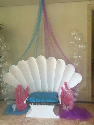 Sirenita Under The Sea Photo Booth, Photo Props Ideas, Props Ideas, Sea Party Ideas, Ariel Birthday, Mermaid Cat, Sea Baby Shower, Mermaid Under The Sea, Mermaid Theme Party