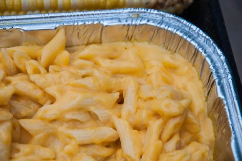 Camp Macaroni and Cheese - Meg's Everyday Indulgence Camping Mac N Cheese, Campfire Mac And Cheese, Colby Cheese, Macaroni N Cheese Recipe, Camp Site, Baked Pasta Recipes, Velveeta Cheese, Chicken Fried Steak, Steamed Broccoli