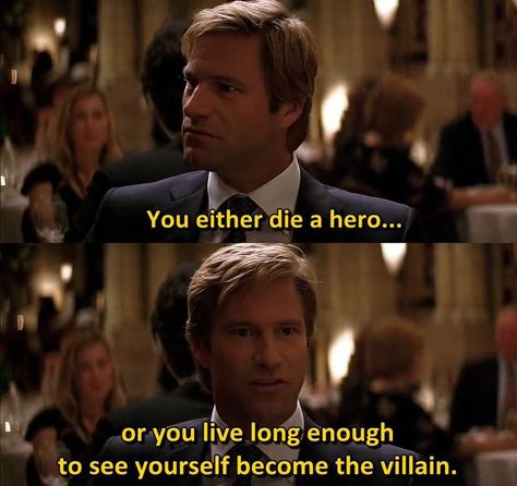 (29) Cole on X: "@ryansbergara https://t.co/55sy2R7VRH" / X Live Long Enough To Become The Villain, The Dark Knight Harvey Dent, You Either Die A Hero Or Live Long, Villains Quotes, Disturbed Quotes, Aaron Eckhart, Batman Quotes, Best Movie Lines, Best Movie Quotes