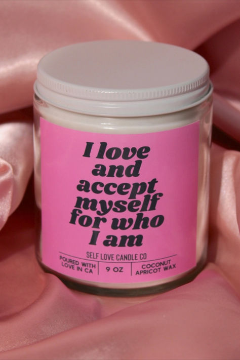 Positive Affirmation Self-Love Candles Nurture Yourself, Love Affirmation, Love Candles, Self Appreciation, Vegan Coconut, A Gentle Reminder, Self Love Affirmations, Unique Candles, Candle Collection