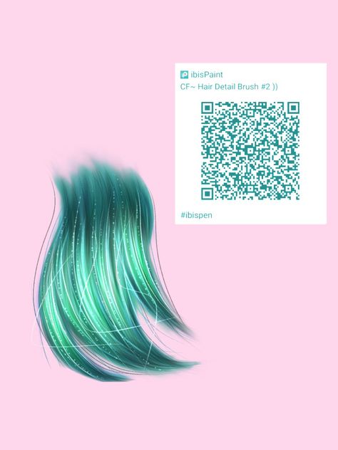 CF ~ Hair Detail Brush #2 )) Hair Highlight Brush Ibis Paint, Ibis Paint Brush Code Highlight, Highlight Brush Ibis Paint, Highlight Brush, Hair Base, Brush Code, Hair Highlight, Brush Art, Paint Brush Art