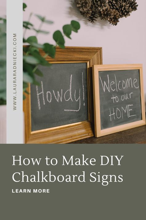 Learn how to make DIY chalkboard signs using chalkboard paint and picture frames in this easy step-by-step craft tutorial with photos! Diy Chalkboard Sign, Diy Kids Art, Diy Staining, Footprint Crafts, Diy Chalk, Diy Chalkboard, Chalkboard Paint, Activity Days, Craft Tutorial