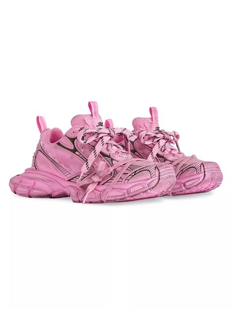 Shop Balenciaga 3XL Sneakers | Saks Fifth Avenue Pink Balenciaga Sneakers, Red Balenciaga, Pink Balenciaga, Balenciaga Sneakers, Balenciaga Logo, Balenciaga Shoes, Boot Bag, Chunky Heels, Saks Fifth