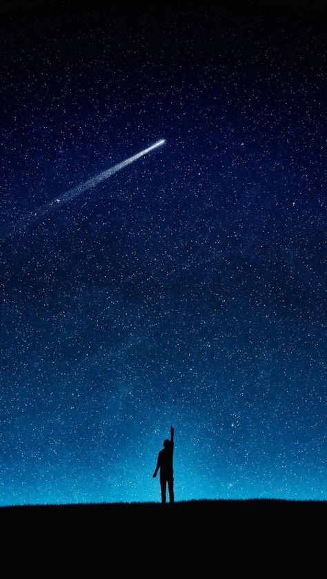 Comet Wallpaper, Wallpaper Night Sky, Wallpaper Night, Amoled Wallpapers, Sky Images, Anime City, Sky Stars, Night Sky Wallpaper, Moon Photography