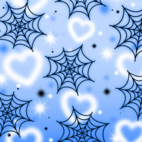 Spooky Blue Aesthetic, Blue Vampire Aesthetic, Blue Halloween Wallpaper, Blue Halloween Aesthetic, Capcut Overlays, Marcos Halloween, Scene Icons, 2000s Wallpaper, Velvet Background