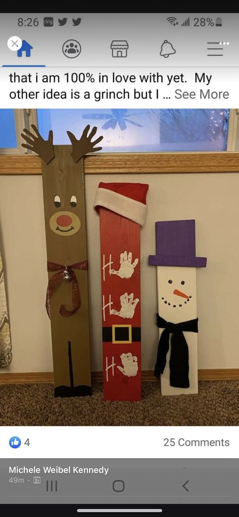 Wood Pallet Reindeer Diy, Christmas Fence Post Crafts, Fence Post Crafts, Reindeer Diy, 2x4 Crafts, Teaching Themes, Christmas Nativity Scene, Christmas Nativity, Fun Crafts For Kids