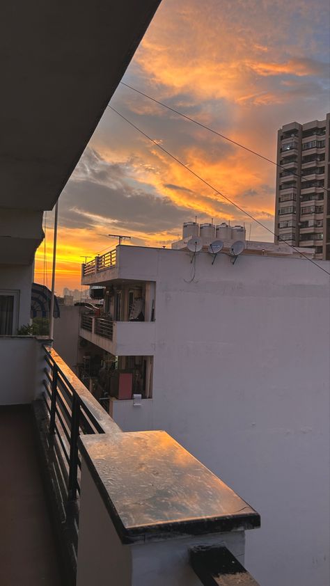 #sunset #gurgaon #delhi Gurgaon Snapchat, Gurgaon Aesthetic, Gurgaon Snap, Delhi Snaps, Delhi Wallpaper, Sky Snaps, Aesthetic Delhi, View Snap, House Snap