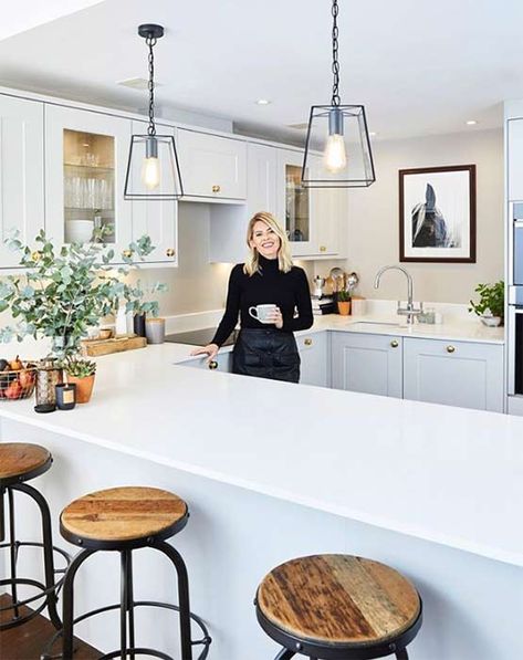 Celebrity Kitchens, Howdens Kitchens, Wren Kitchen, Mollie King, Rochelle Humes, Kitchen Finishes, Huge Kitchen, Kitchen Extension, Gorgeous Kitchens