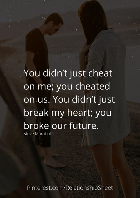 You didn’t just cheat on me; you cheated on us. You didn’t just break my heart; you broke our future. Sometimes, when you love someone too much they don’t even give you the attention and ignore you. If you are in love with a man, you should also know if he and you are on the same page or not. Relationships are not kid’s games, they are real and people have feelings for each other. So never hurt your feelings for someone. Cheat On Me, Done Trying Quotes, Does He Miss Me, Cheater Quotes, Get Ex Back, Negativity Quotes, Try Quotes, You Cheated On Me, Betrayal Quotes