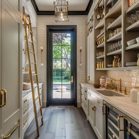 Happy Easter 🐰 Scullery pantries are becoming more popular these days and for good reason! . Design. @cielo.and.oak #scullery #pantry #render #aidesign #interiorforinspo #yyj #yyjdesigner #yyjbusiness #womeninbusiness #easter Galley Pantry, Scullery Ideas Layout, Scullery Design, Scullery Pantry, Luxury Pantry, Scullery Ideas, Butler’s Pantry, Butlers Pantry, Kitchen Pantry Design