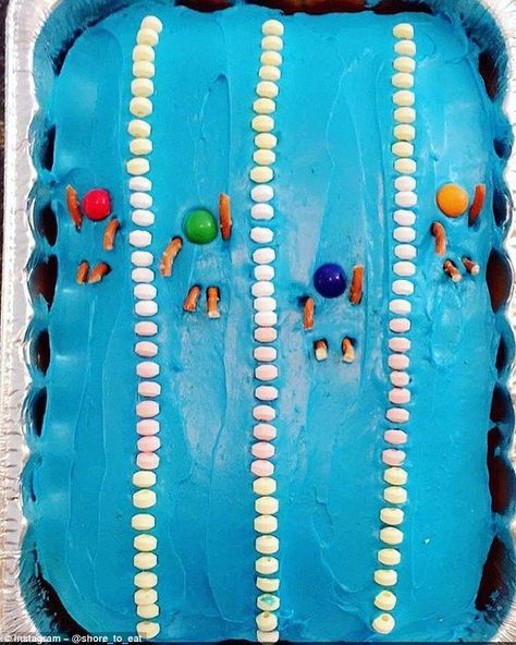 Pool Birthday Cakes, Swimming Pool Cake, Swimming Cake, Olympic Theme Party, Pool Cake, Olympic Party, Olympic Rings, Swim Party, Pool Birthday