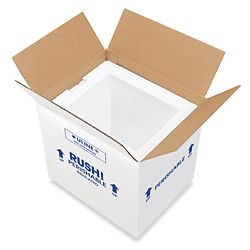 Insulated Shipping Boxes in Stock - ULINE Ice Packs For Coolers, Freezer Packs, Ice Cream Decorations, Ice Cream Packaging, Cardboard Shipping Boxes, Ice Cream Design, Meat Shop, Ice Packs, Shipping Containers