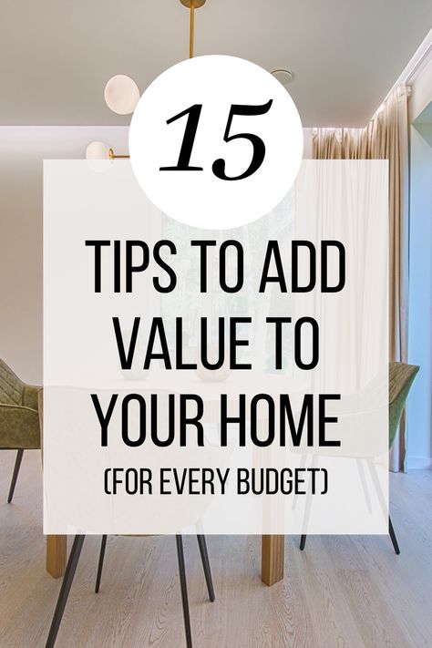 Easy Ways To Increase Home Value, Affordable Home Improvements, Tips For Renting Out Your House, How To Fix Up A House On A Budget, How To Increase Value Of Your Home, Selling Home Checklist, How To Increase Home Value, Upgrades To Increase Home Value, Home Appraisal Tips