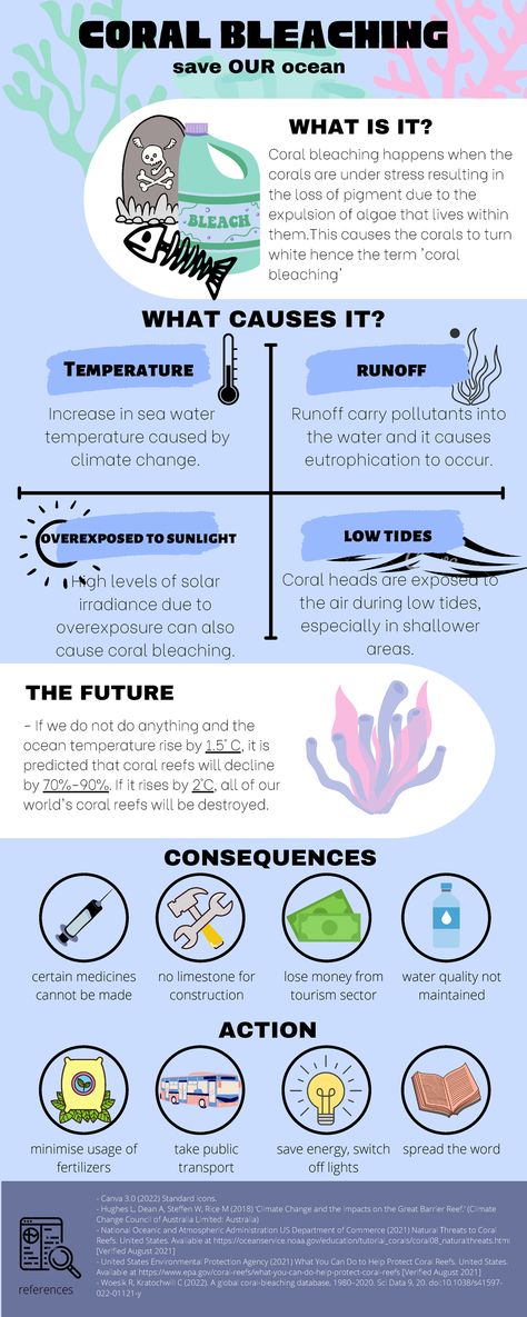 Coral Bleaching A2 - A2 assignment met all competencies use as reference infographic - Studocu Coral Bleaching Infographic, Coral Bleaching Poster, Bleached Coral Reef, Coral Reef Infographic, Coral Reef Bleaching, Emergency Housing, Oceanography Marine Biology, Artificial Reef, Shot Film