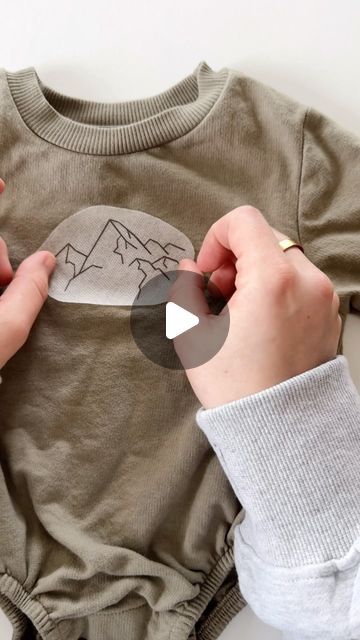 Sarah - DIY Embroidery Kits & Patterns on Instagram: "This mountain pattern is part of my nature themed stick and stitch embroidery pack and I’m releasing it TOMORROW 🎉 (aka Thursday Feb 1st) Stick and Stitch pack includes 12 nature-themed designs perfect for girls AND BOYS 🙌🏻 (my goal was to create something other than flowers so that I can embroider clothes for my little boys too 🥰) All that’s left on this mountain I embroidered is washing out the water-soluble paper with warm water and letting it dry 🫶🏻 sorry if not seeing it finished in this video is driving you crazy 🤪 it’s definitely bugging me too lol Comment “notify me” if you want me to DM you when these are available" Embroidery Patterns Mountains, Embroider Mountains, Mountain Embroidery Simple, Masculine Embroidery Designs, Little Boy Embroidery Ideas, Embroidery Mountains Simple, Embroidery Ideas For Men, Montana Embroidery, Mountain Embroidery Pattern