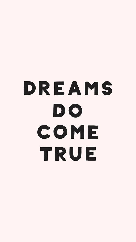 Motiverende Quotes, Dreams Do Come True, Best Inspirational Quotes, Inspirational Quotes Motivation, The Words, Wallpaper Quotes, Beautiful Words, Inspirational Words, Words Quotes