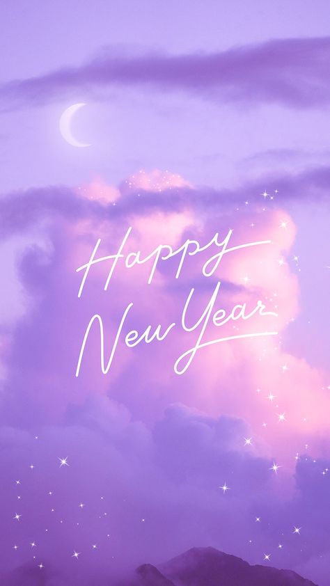 Aesthetic new year greeting, social media story design, purple cloudy sky background | free image by rawpixel.com / audi New Year 2024 Aesthetic Wallpaper, Purple New Year Wallpaper, 2024 Purple Aesthetic, Happy New Year 2024 Aesthetic, Aesthetic New Years Pictures, New Years Wallpaper Aesthetic 2024, Purple Moon Aesthetic, New Year Aesthetic Wallpaper, Aesthetic Happy New Year