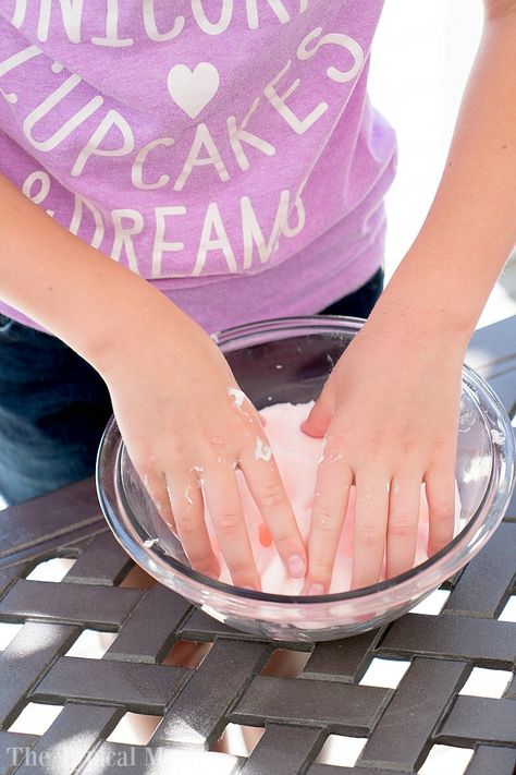 If your little one loves what they call butter slime here is how to make it with this easy clay slime recipe. Clay is the secret ingredient that makes this slime so soft and pliable. Choose your favorite color and you can even make this a scented butter slime too. Easy video tutorial from The Typical Kid included. #slime #video #butter #clay #recipe #daisoclay Laundry Detergent Slime Recipe, Clay Slime Recipe, Slime With No Borax, Slime With Clay, Clay Slime, Borax Slime, Slime Video, Clay Recipe, Edible Slime