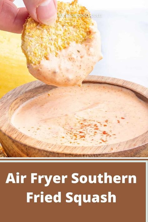 AIR FRYER SOUTHERN FRIED SQUASH Fried Summer Squash, Southern Fried Squash, Fried Squash Recipes, Fried Squash, Air Fryer Cooking Times, Air Fry Recipes, Air Fryer Dinner Recipes, Air Fryer Healthy, Air Fryer Recipes Easy