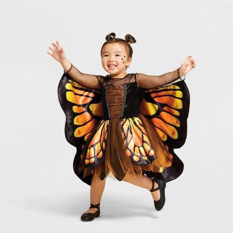 The Best Halloween Costumes for Kids in 2019 Toddler Butterfly Costume, Monarch Butterfly Costume, Butterfly Halloween Costume, Butterfly Halloween, Unicorn Halloween Costume, Top Halloween Costumes, Butterfly Costume, Black Halloween Dress, Diy Kostüm