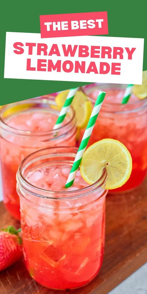 Lemonaid Recipe, October Recipes, Fresh Strawberry Lemonade, Natashas Kitchen, Easy Strawberry Lemonade, Quitting Sugar, Homemade Strawberry Lemonade, Strawberry Lemonade Recipe, Pineapple Lemonade