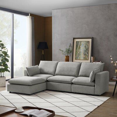 Sectional Chaise, Minimalist Sofa, Shaped Sofa, L Shaped Couch, Cozy Spot, Modern Sofa Sectional, Couch Set, Sectional Sofa Couch, Ottoman Bed