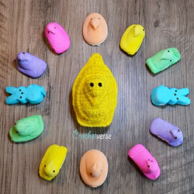 Crochet Peeps, Pocket Crochet, Easter Marshmallow, Marshmallow Bunny, Cute Marshmallows, Easter Patterns, Spring Crochet, Nerd Games, Cat Patterns