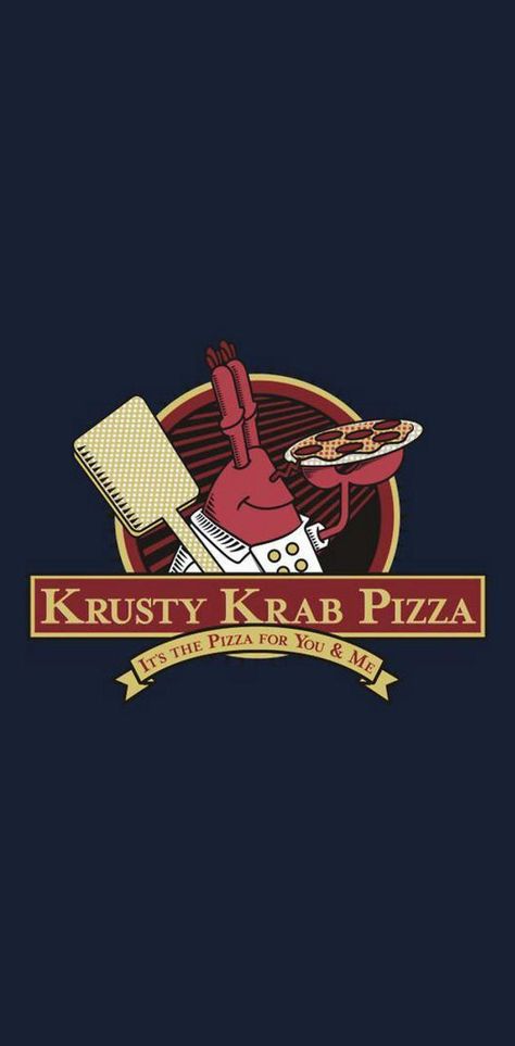 Krusty Krab Pizza, Spongebob Jokes, Pizza Wallpaper, The Krusty Krab, Spongebob Quotes, Foster Home For Imaginary Friends, Krusty Krab, Spongebob Party, R Wallpaper