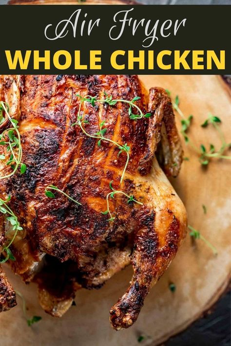 Pressure Cooker Whole Chicken, Air Fryer Whole Chicken, Whole Chicken Recipe, Chicken Keto, Whole Chicken Recipes, Chicken Recipes Video, Paleo Recipe, Keto Lunch, Diet Breakfast