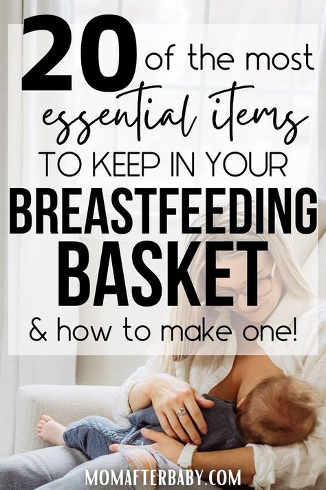 Learn how a breastfeeding basket (breastfeeding caddy) can make your breastfeeding journey much easier and more stress free (especially as a new mom). Storing Breastmilk In Freezer, Mom Care Basket, Baby Prep Checklist, Nursing Basket, Boost Milk Supply Breastfeeding, Newborn Breastfeeding Tips, Breastfeeding Basket, Breast Milk Storage Guidelines, Storing Breastmilk