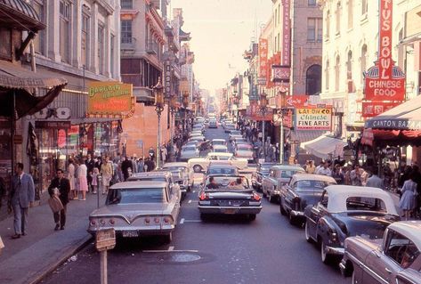 1960s Aesthetic, Chinatown San Francisco, San Francisco Photos, Custom Pickup Trucks, Century City, San Francisco City, Vintage Americana, Us Cars, New Trucks