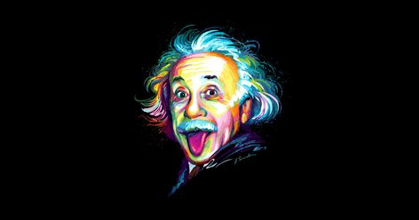 Albert Einstein with Tongue Out Colorful Painting. Einstein Poster, Albert Einstein Poster, Martin Luther King Jr Quotes, Ipad Snap, Architecture Tattoo, Tableau Art, Travel Tattoo, Colorful Paintings, Albert Einstein