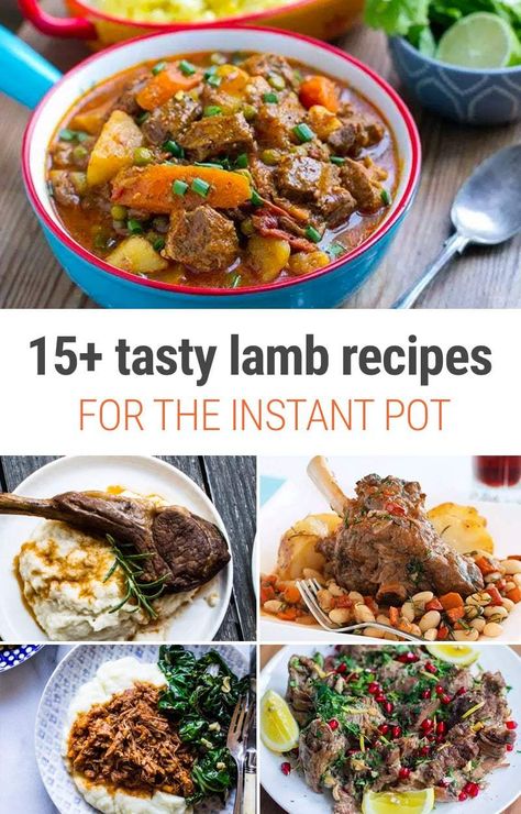 15+ Delicious Instant Pot Lamb Recipes For Every Taste Voodoo Shrimp, Instant Pot Stew Recipe, Lamb Roast Recipe, Instant Pot Stew, Spicy Broth, Lamb Casserole, Lamb Stew Recipes, Goat Recipes, Serve Over Rice