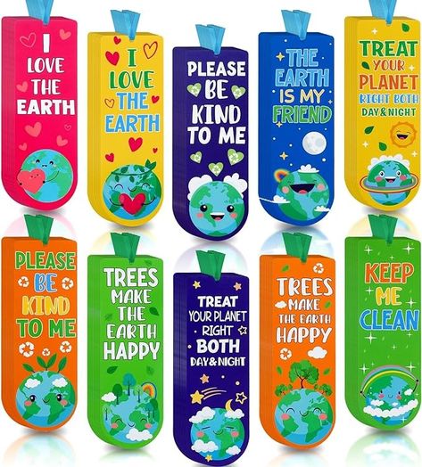 Amazon.com: Cholemy 200 Pcs Earth Day Bookmarks Bulk for Kids Environmental Book Markers with Ribbon Green Paper Bookmarks Earth Day Educational Supplies for Classroom School Home Gift Teacher Students : Office Products Earth Day Bookmarks, Quilled Tree, Class Themes, Book Marker, Bookmark Ideas, Class Theme, School Craft, Paper Bookmarks, Bookmarks Kids