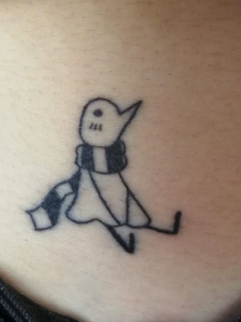 Call It Fate Call It Karma Tattoo, Goodnight Punpun Tattoo, Simple Horror Tattoo, Slowdive Tattoo, Weirdcore Tattoo, Punpun Tattoo, Fun Tattoo Ideas, Cartoon Tattoo Ideas, Horrible Tattoos