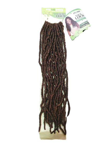 Freedom Faux Locs 18", 100% Premium Synthetic Col:30. 20-21 Strands. Freedom Locs, Faux Locs Extensions, Faux Locs Wig, Loc Extensions, Faux Locs, Locs, Wigs, Dreadlocks, Lifestyle