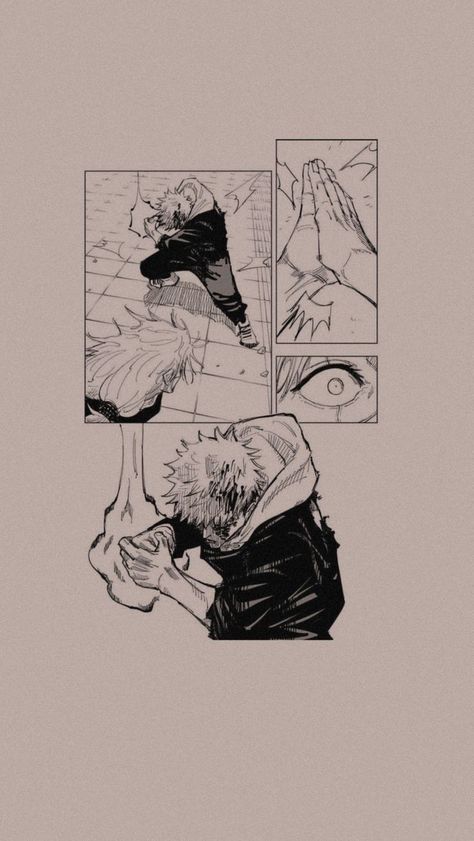 Yuji Wallpaper Aesthetic, Itadori Wallpaper Aesthetic, Aesthetic Anime Homescreen, Jujutsu Kaisen Wallpaper Aesthetic, Jujutsu Kaisen Aesthetic, Jjk Wallpapers, Jujutsu Kaisen Wallpaper, Anime Lock Screen, Anime Wall Art