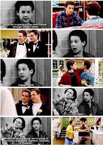 Cory And Shawn, Shawn Hunter, Boy Meets World Quotes, Cory And Topanga, Old Boy Names, Comfort Movies, Funny Disney, Boy Meets Girl, World Quotes