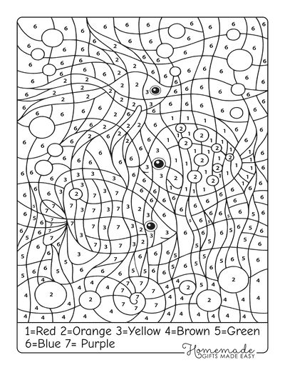 Coloring Pages By Number For Adults, Lds Color By Number Pages, Colour With Numbers, Color By Number Difficult, Colour By Numbers For Kids, Colour By Numbers Printable For Kids, Color By Code Free Printable, Coloring By Numbers For Kids, Free Color By Number Printables For Kids