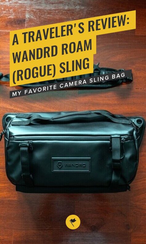 A Traveler's Review: WANDRD Roam (Rogue) Sling - My Favorite Camera Sling Bag - A complete review of WANDRD Roam Sling bag, based on real-world experiences: My favorite camera sling bag. #travel #resources #photography #filmmaking Camera Sling Bag, Camera Backpack, Camera Gear, Best Camera, Digital Nomad, Bag Travel, Travel Itinerary, Travel Guides, Travel Ideas