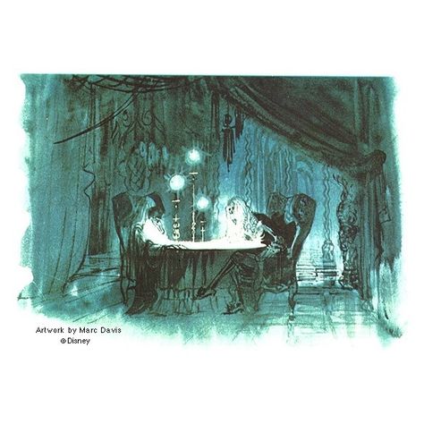 0 Haunted Mansion Concept Art, Mansion Concept Art, Madam Leota, Skeleton Queen, Marc Davis, Kim Parker, Witches Cottage, Haunted Mansion Halloween, Minority Report