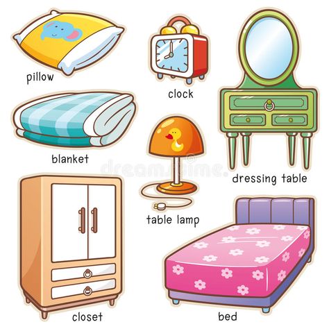 Bedroom element. Vector illustration of Cartoon Bedroom element vocabulary #Sponsored , #Paid, #affiliate, #element, #vocabulary, #Cartoon, #Bedroom Drawing Of A Bedroom, Cartoon Furniture, Cartoon Bedroom, Learning English For Kids, English Lessons For Kids, English Activities, Learn English Vocabulary, English Vocabulary Words Learning, English Language Learning