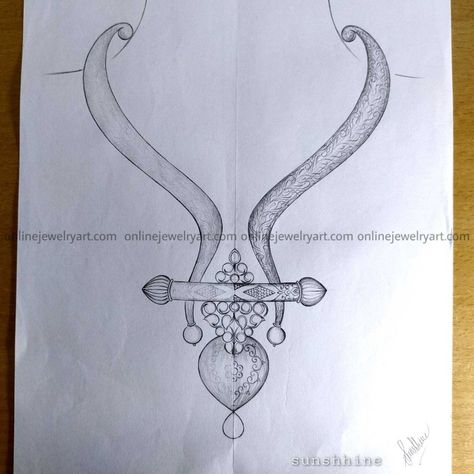 Antique Jewelry Gold, Necklace Sketch, Gold Necklace Antique, Jewellery Gold Necklace, Gold Necklace Design, Accessories Design Sketch, Modern Diamond Jewelry, Organic Necklace, Gem Drawing