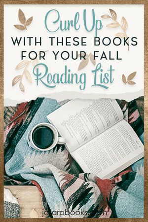 Books for Fall 2019 Reading List Cozy Fall Romance Books, Fall Book Recommendations, Fall Book List, Book Podcasts, Book Reading List, Books For Fall, Clean Romance Books, Fall Reading List, Big Books