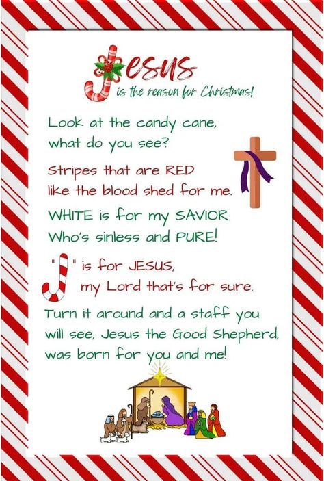 Legend of the Candy Cane - FREE Printable! | Abide & Shine Candy Cane Meaning Jesus Free Printable, Legend Of Candy Cane Free Printable, Christian Christmas Printables, Legend Of The Candy Cane, Candy Cane Story, Candy Cane Legend, Creative Christmas Cards, Christmas Sunday School, Advent Crafts