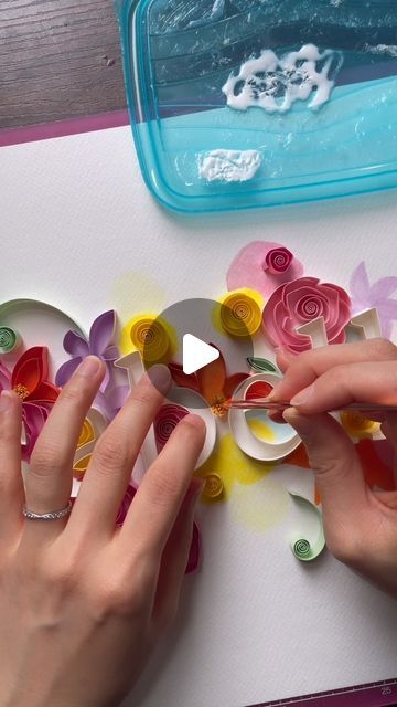 Paper Quilling Flowers Tutorial, Quilling Roses, Quilled Rose, Quilling Flowers Tutorial, Quilled Roses, Quilling Letters, Initial Art, Art Quilling, Quilled Creations